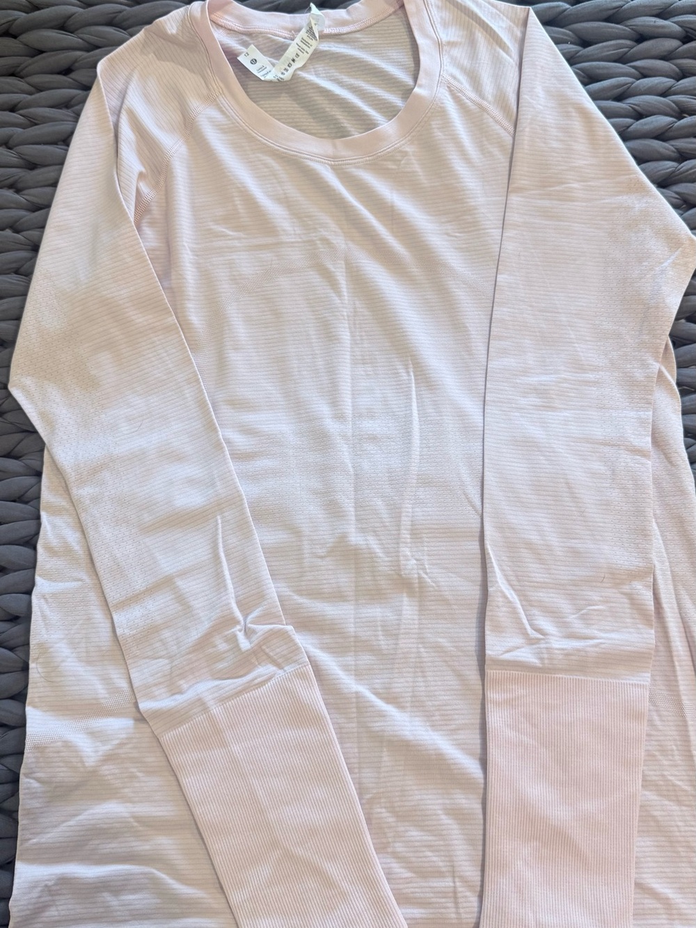 Lululemon Swiftly Tech, hip length. Strawberry Milkshake. Size 12. NWOT